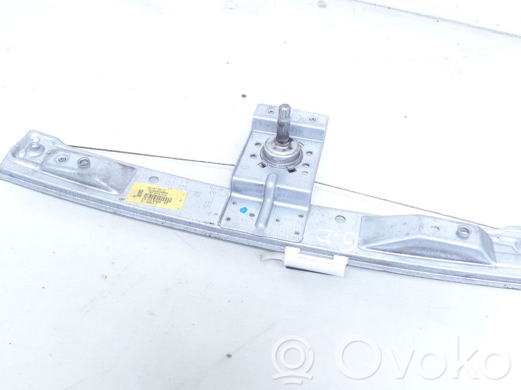 Opel Corsa D Regulador manual de la ventanilla trasera 