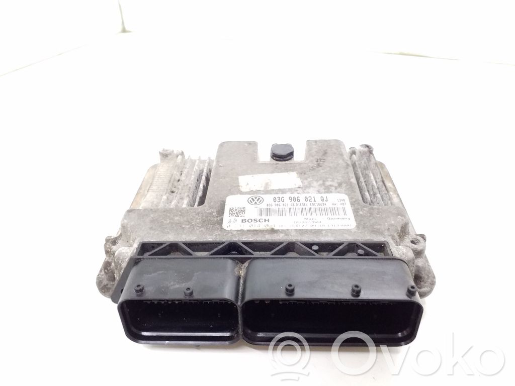 Unitate/modul de control motor   03G906021QJ,0281014064