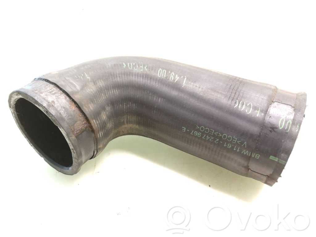 BMW 5 E39 Tube d'admission de tuyau de refroidisseur intermédiaire 