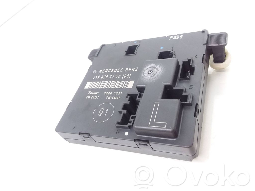 Mercedes-Benz CLS C219 Centralina/modulo portiere 