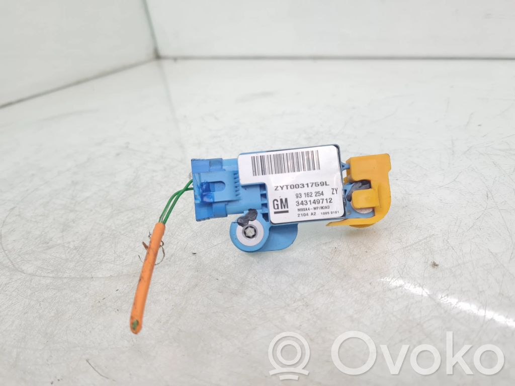 Opel Tigra B Sensor impacto/accidente para activar Airbag 