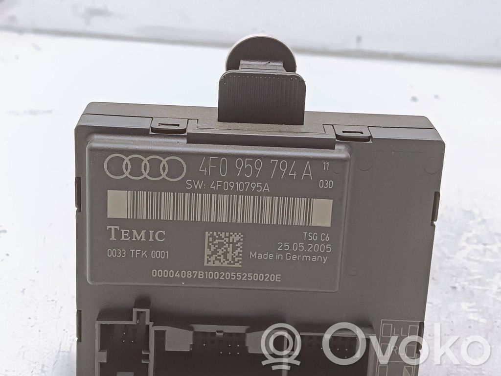 Unité de commande module de porte   4F0959794A,4F0910795A