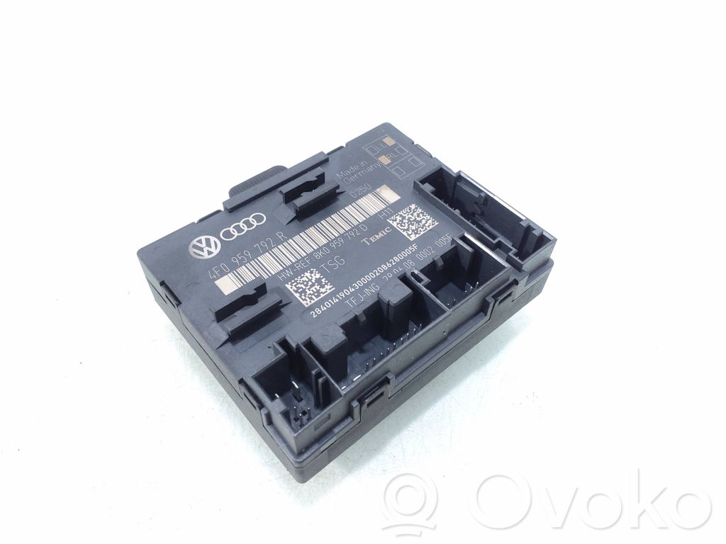 Unité de commande module de porte   4F0959792R,8K0959792D