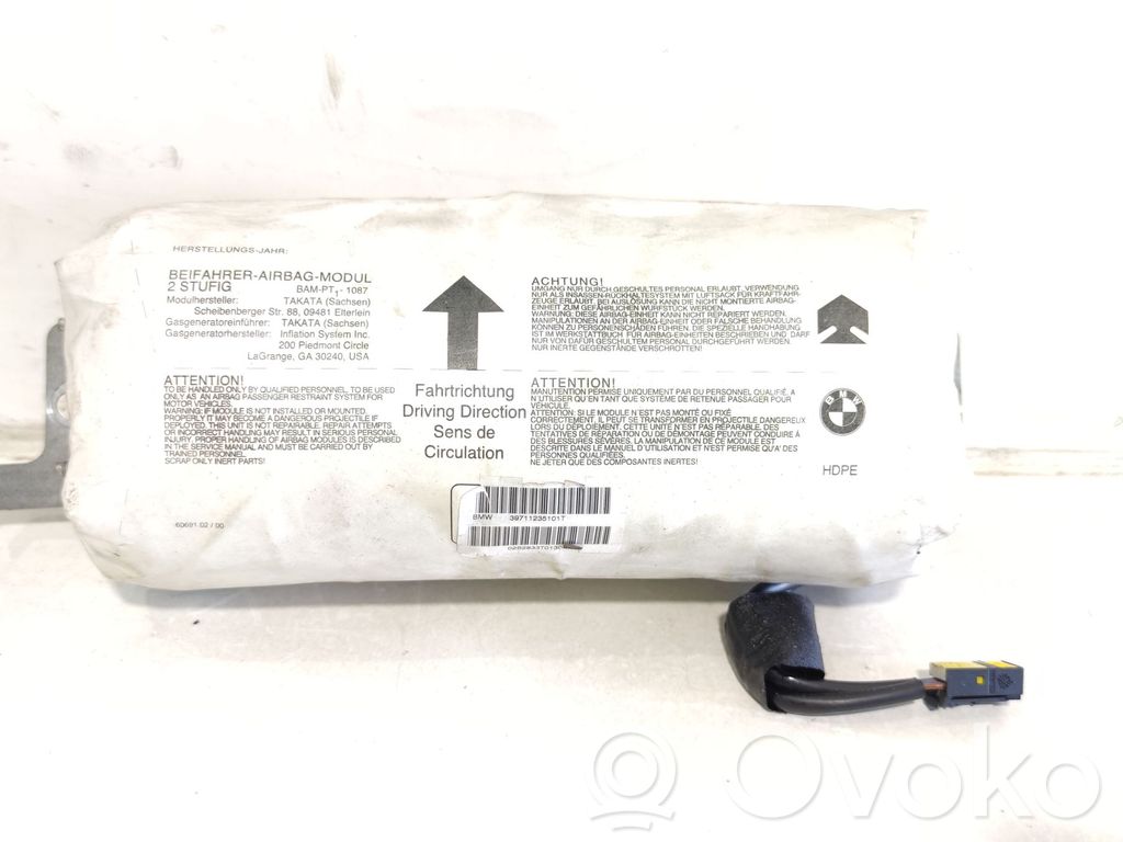 BMW 3 E46 Airbag del pasajero 