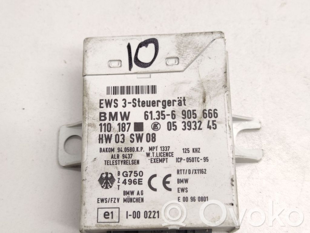 BMW 3 E46 Unidad de control/módulo inmovilizadora 