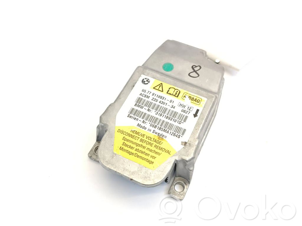 BMW 5 E60 E61 Airbag control unit/module 