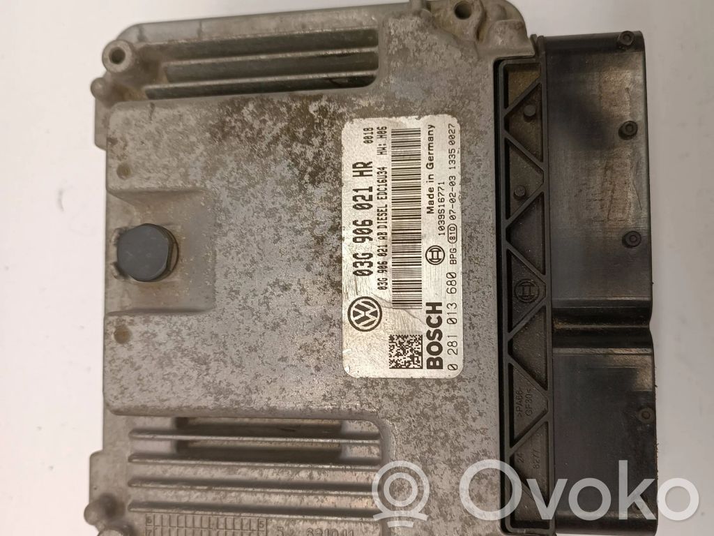 Volkswagen Caddy Engine control unit/module 