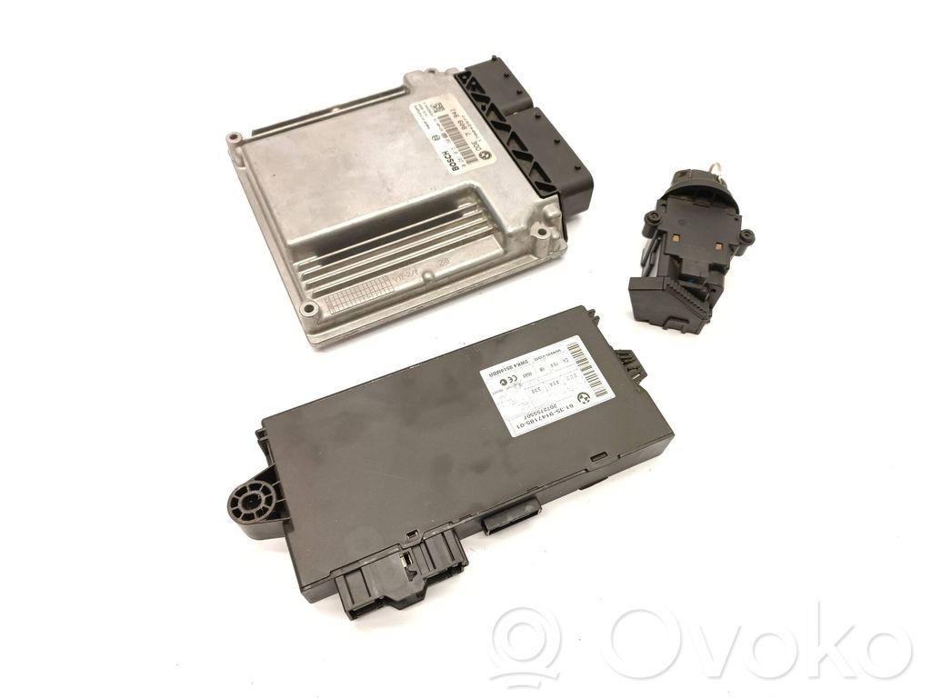 BMW 5 E60 E61 Kit centralina motore ECU e serratura 