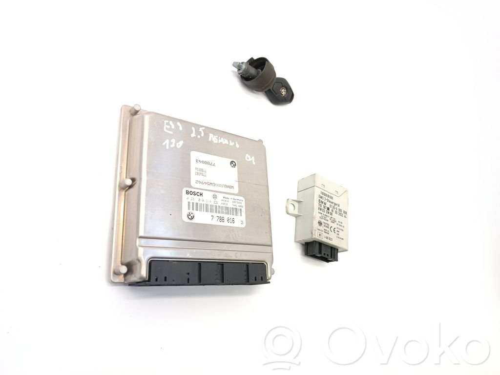 Engine ECU kit and lock set   7788016,0281010314,7788043,6033008,61356905668,6905668,7786083,7788016