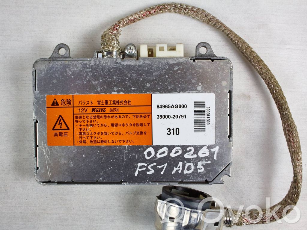Subaru Legacy Headlight ballast module Xenon 