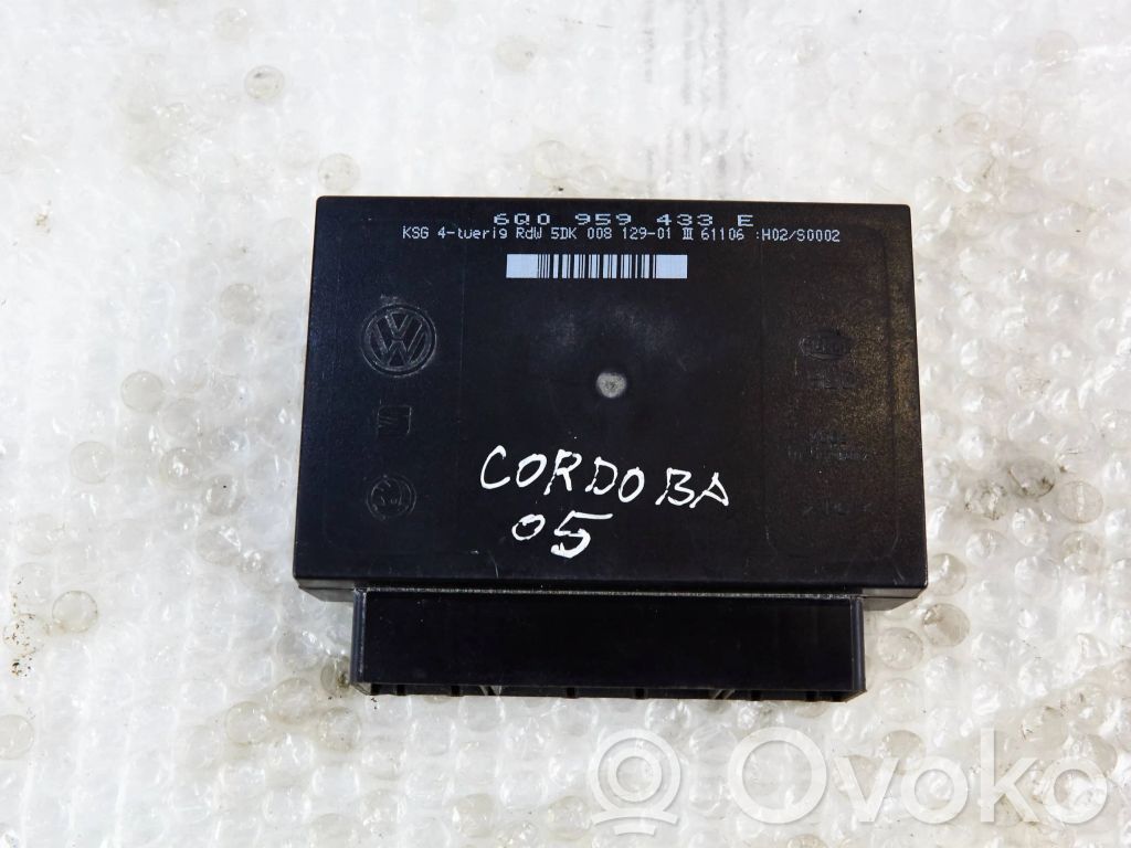 Seat Cordoba (6L) Moduł / Sterownik komfortu 