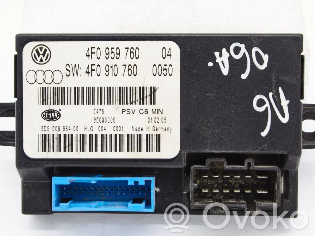 Audi A6 S6 C6 4F Seat control module 