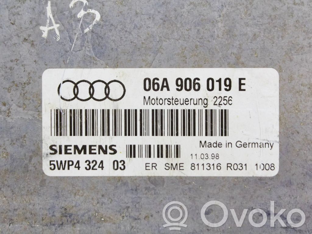 Engine control unit/module   06A906019E,5WP4324
