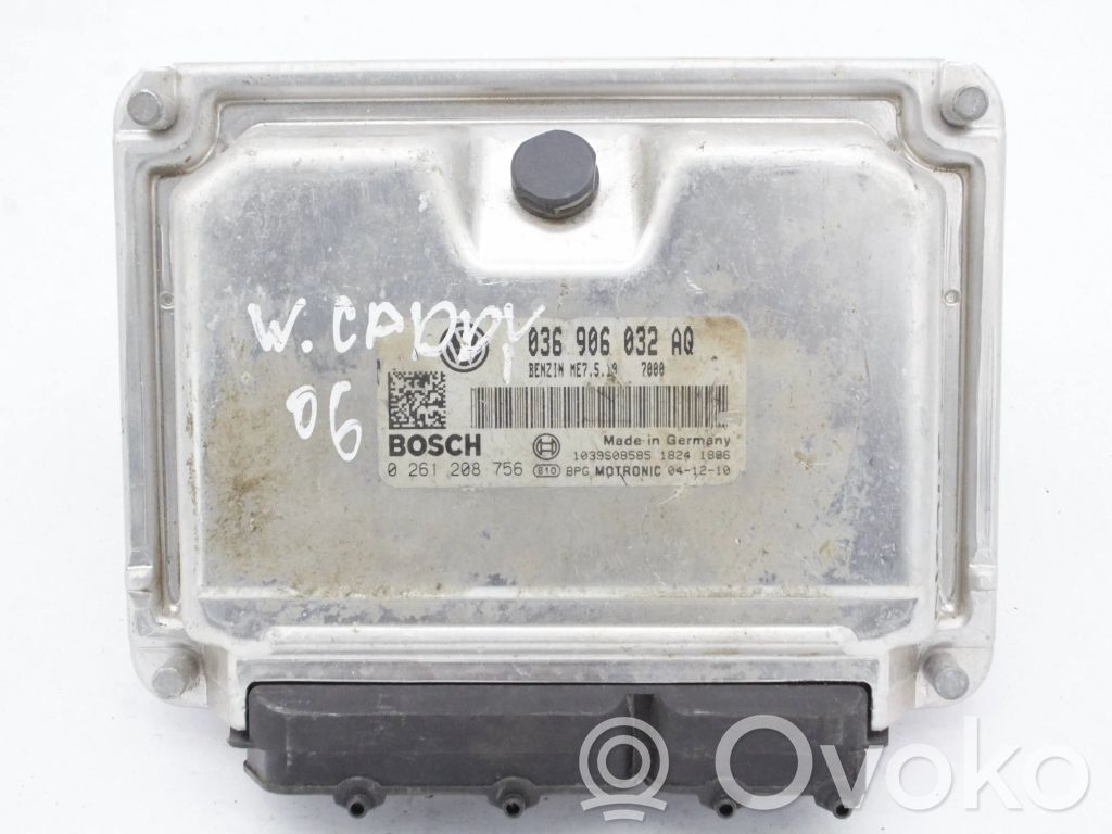 Engine control unit/module   036906032AQ,0261208756