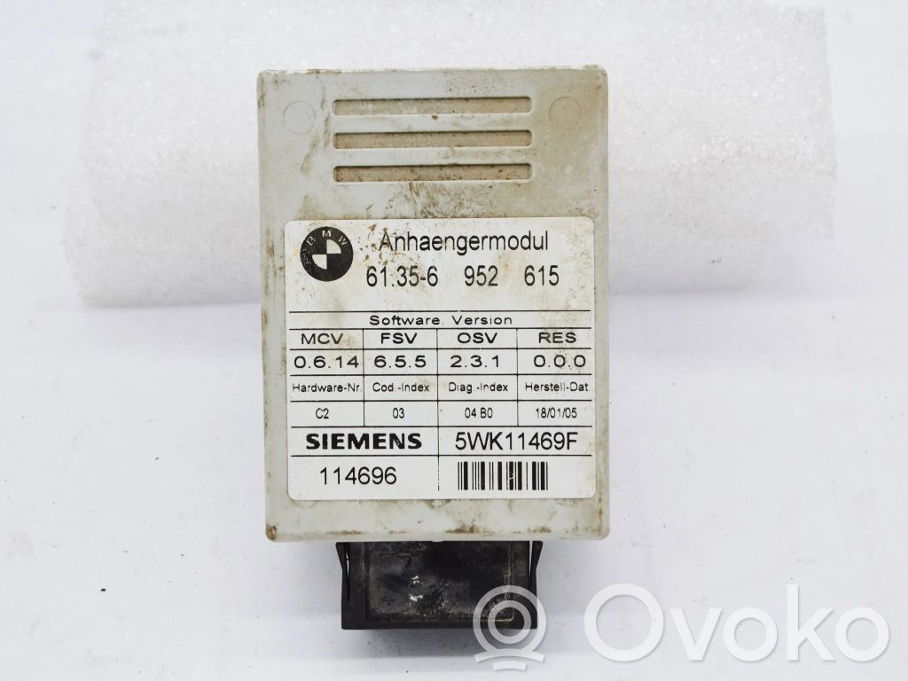 BMW 5 E60 E61 Tow bar trailer control unit/module 