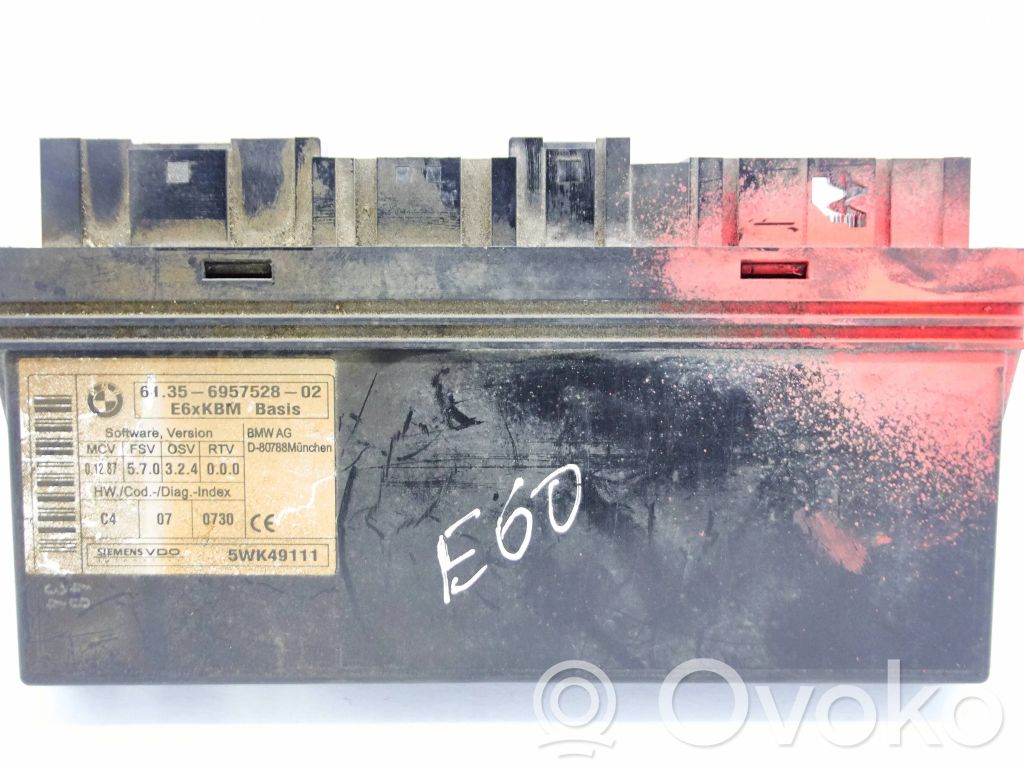 BMW 5 E60 E61 Módulo de confort/conveniencia 