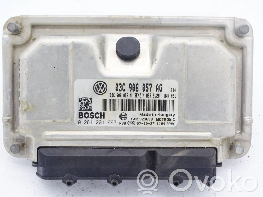 Volkswagen Polo IV 9N3 Engine control unit/module 