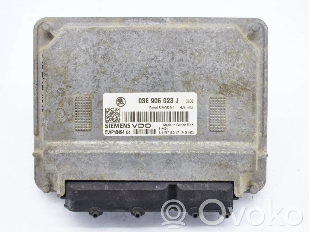 Engine control unit/module   03E906023J,5WP40494
