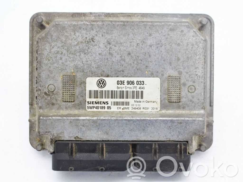 Skoda Fabia Mk1 (6Y) Centralina/modulo del motore 