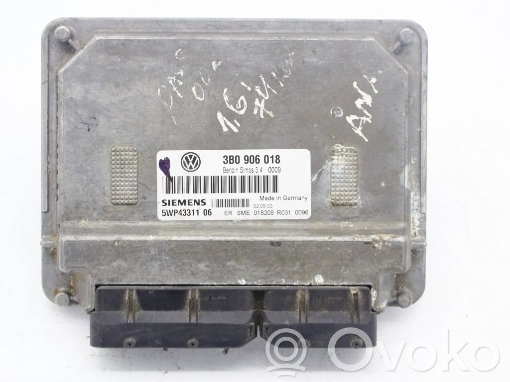 Engine control unit/module   3B0906018,5WP43311