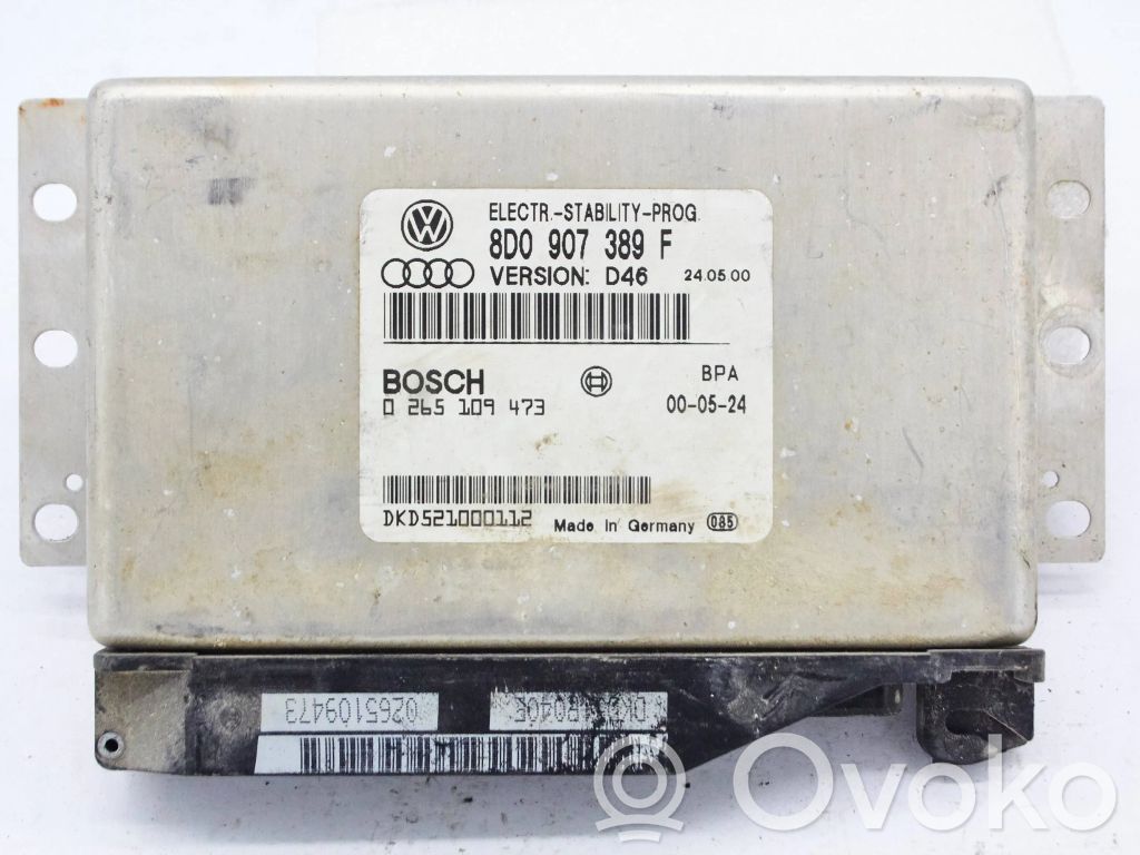 ESP (stability system) control unit   8D0907389F,0265109473