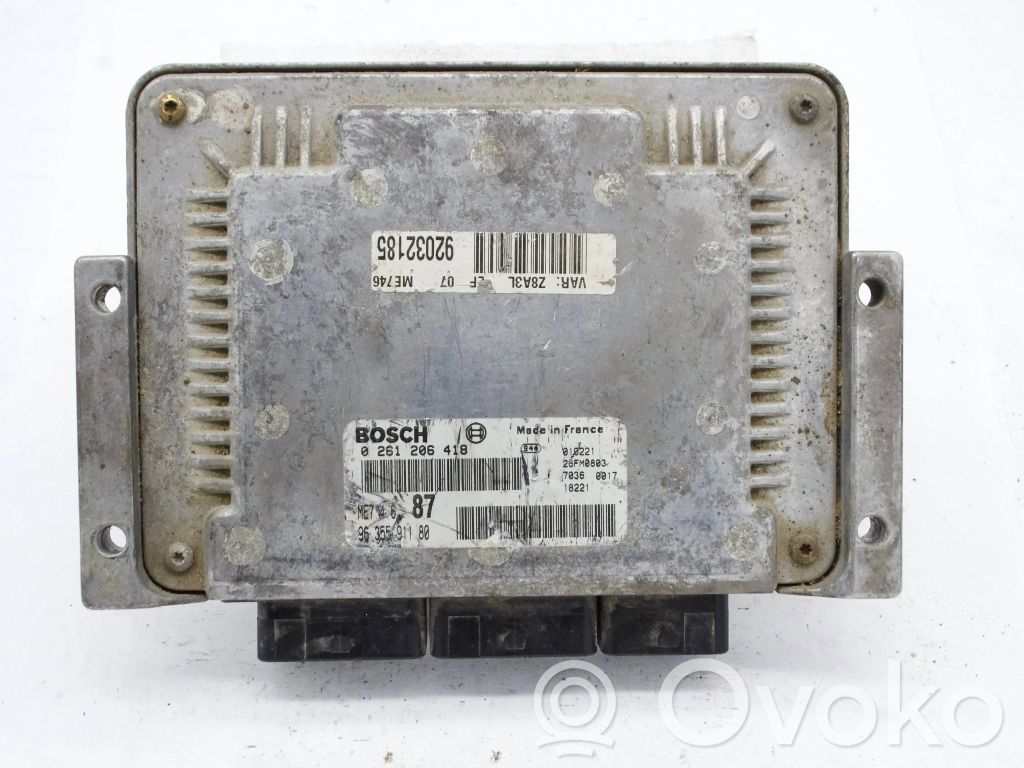 Engine control unit/module   9635591180,0267206418