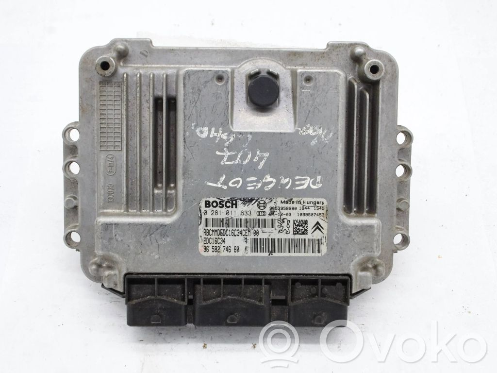 Peugeot 407 Engine control unit/module 