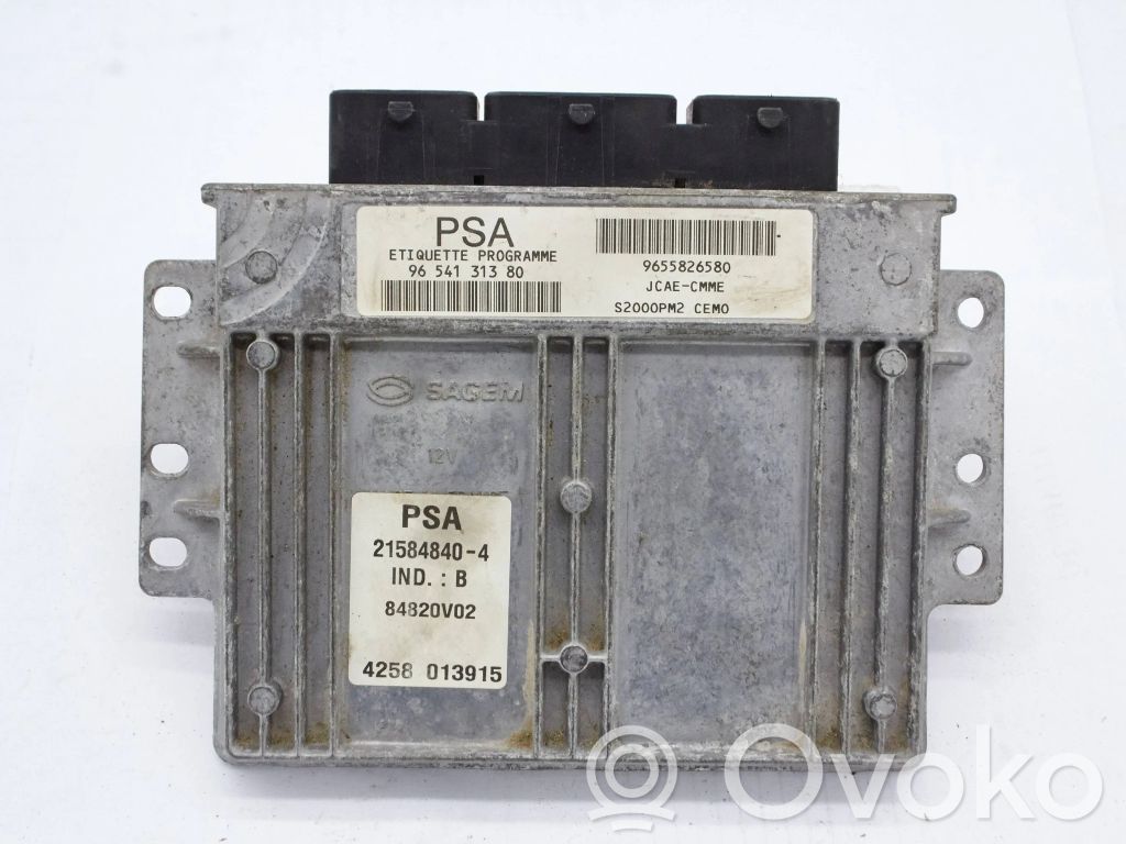 Engine control unit/module ECU   9654131380,9655826580