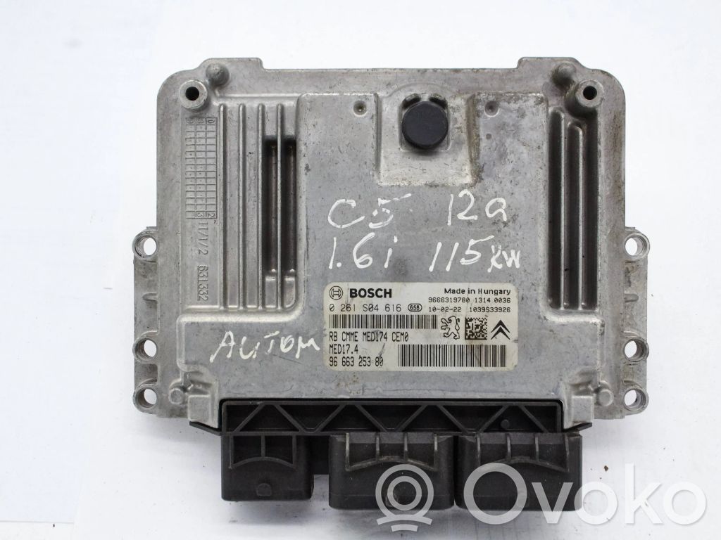 Engine control unit/module   9666325380,9666319780,0261S04616