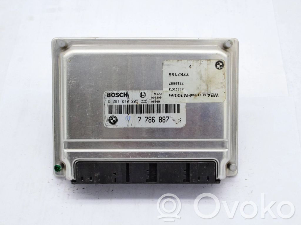 Engine control unit/module   7786887,7787156,0281010205