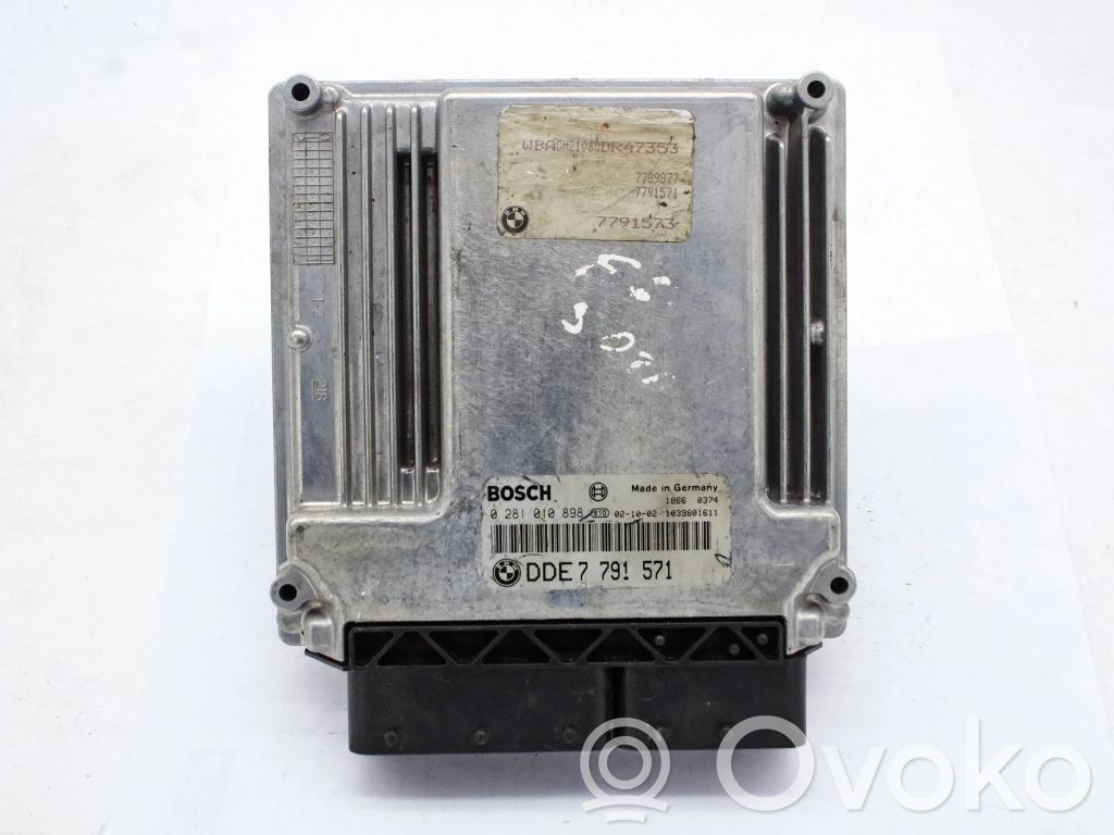 BMW 7 E65 E66 Engine control unit/module 