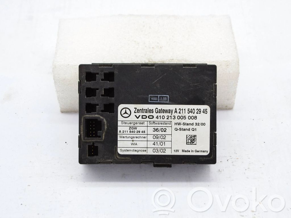 Módulo de control Gateway   A2115402945,410213005008