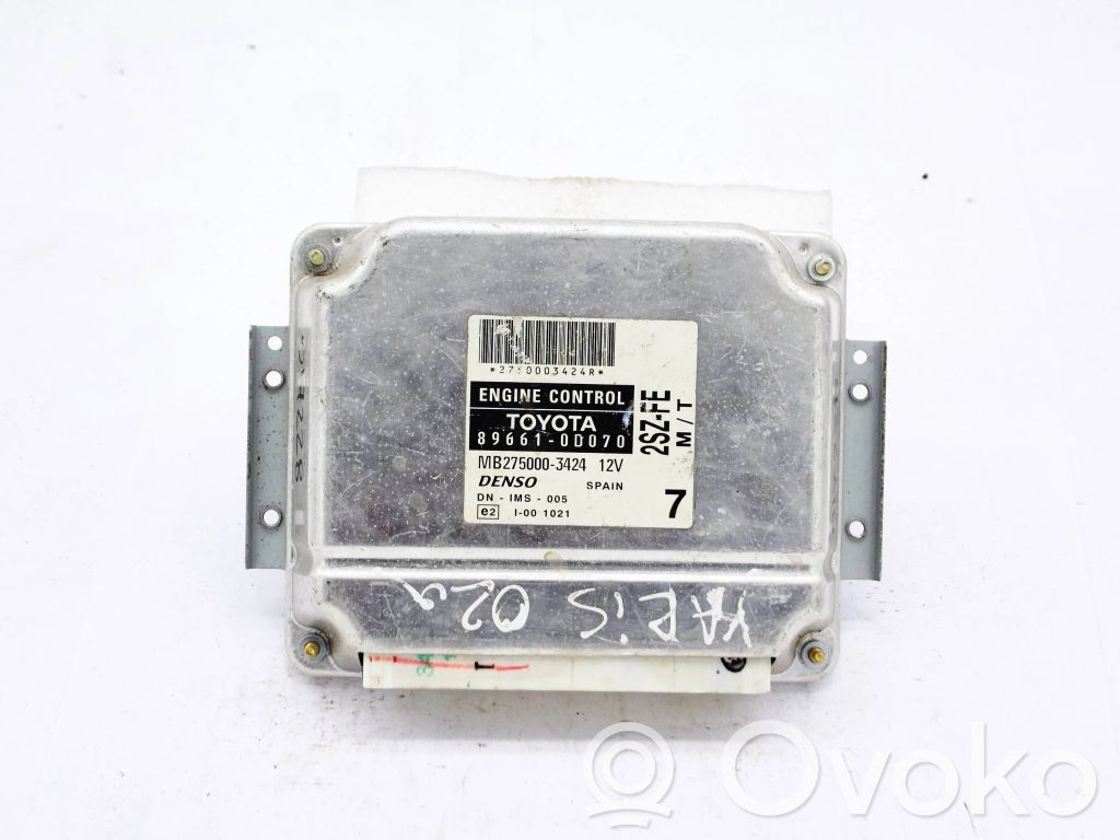 Toyota Yaris Engine control unit/module 