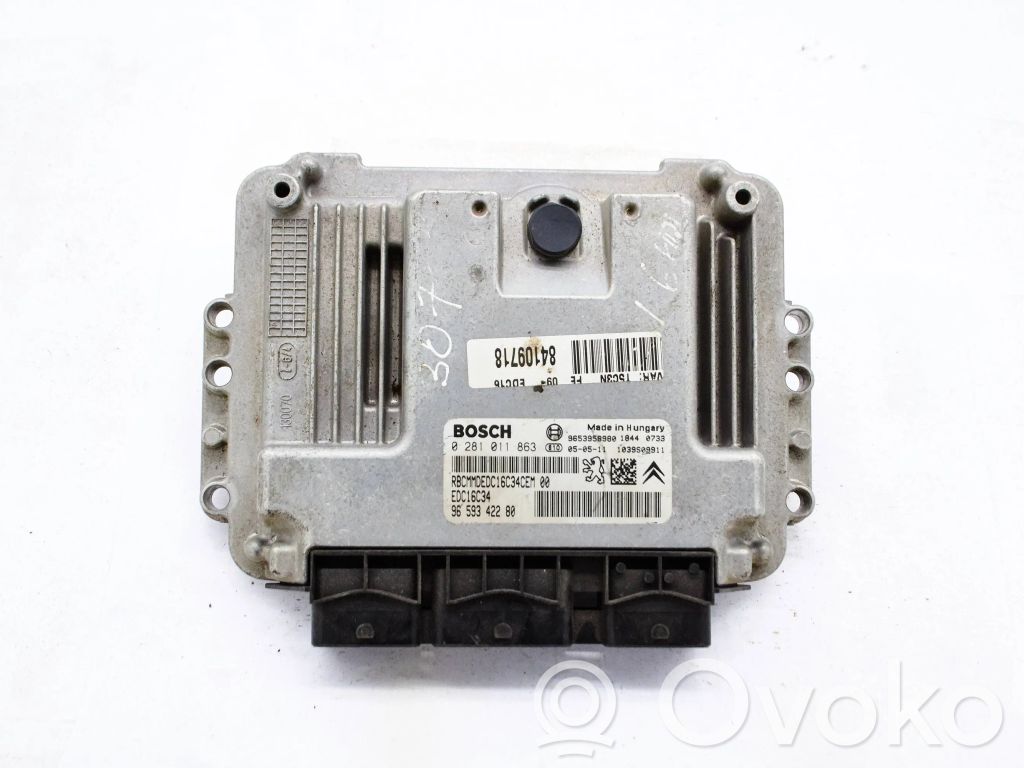 Engine control unit/module   9659342280,9653958980,0281011863