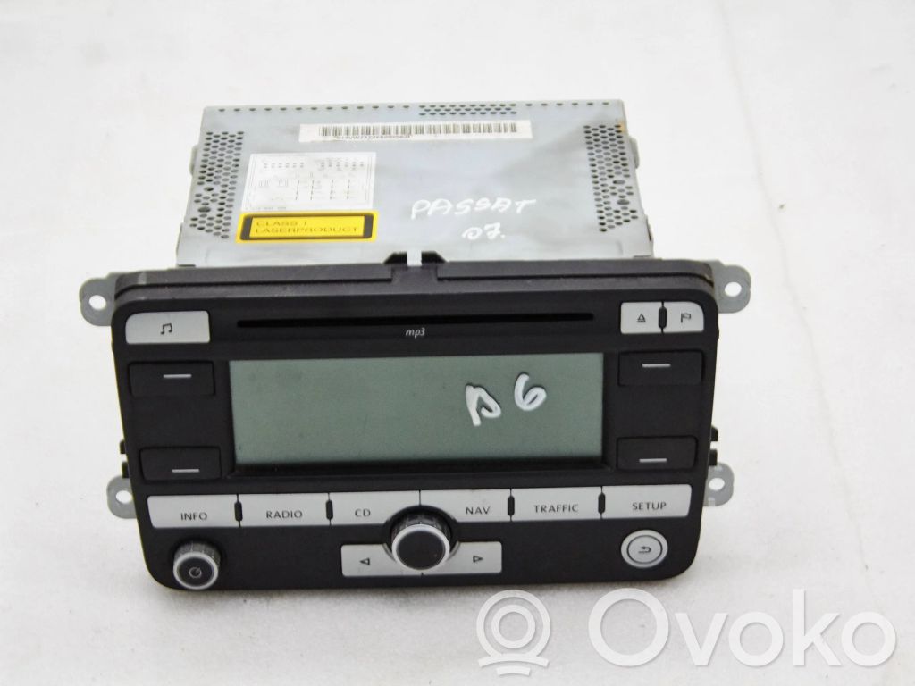 Volkswagen PASSAT B6 Panel / Radioodtwarzacz CD/DVD/GPS 
