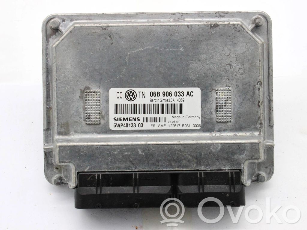 Engine control unit/module   06B906033AC,5WP40133