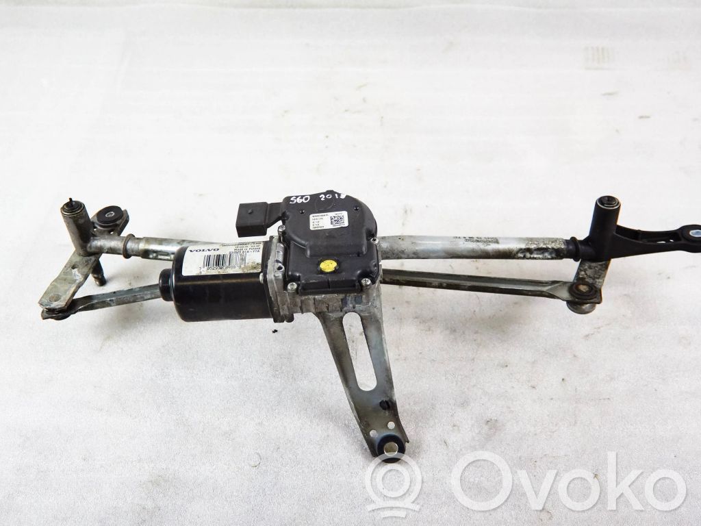 Volvo V60 Mechanizm i silniczek wycieraczek szyby przedniej / czołowej 