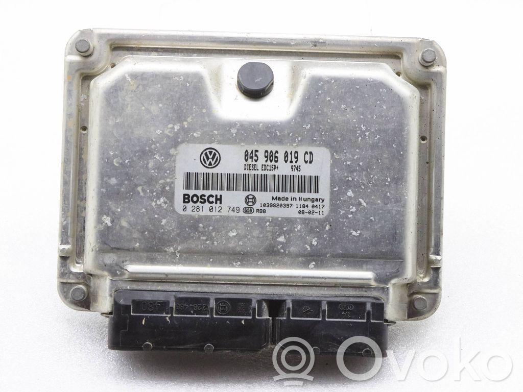Engine control unit/module   045906019CD,0281012749