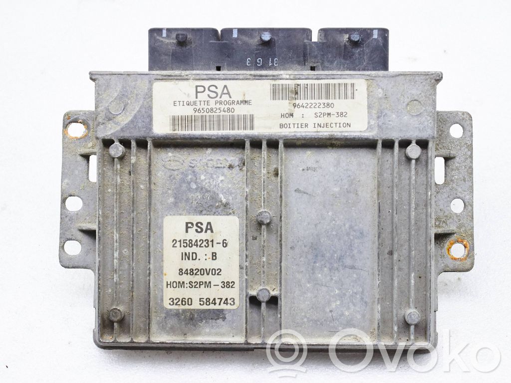 Citroen Berlingo Engine control unit/module 