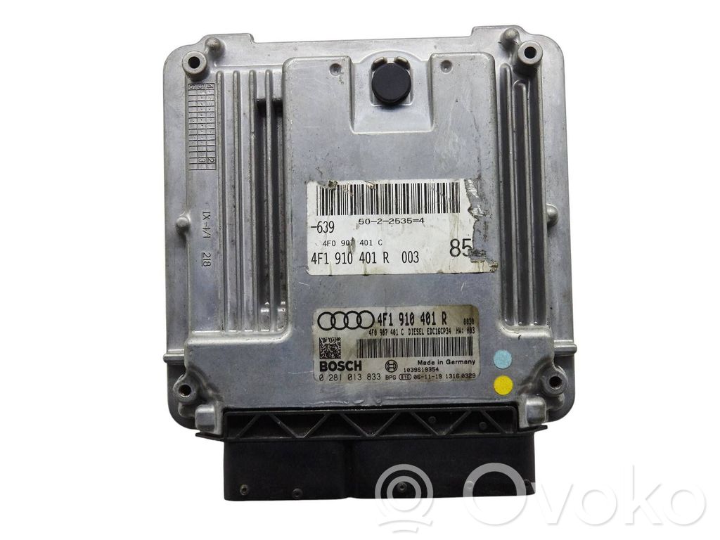 Engine control unit/module   4F1910401R,4F0907401C,0281013833