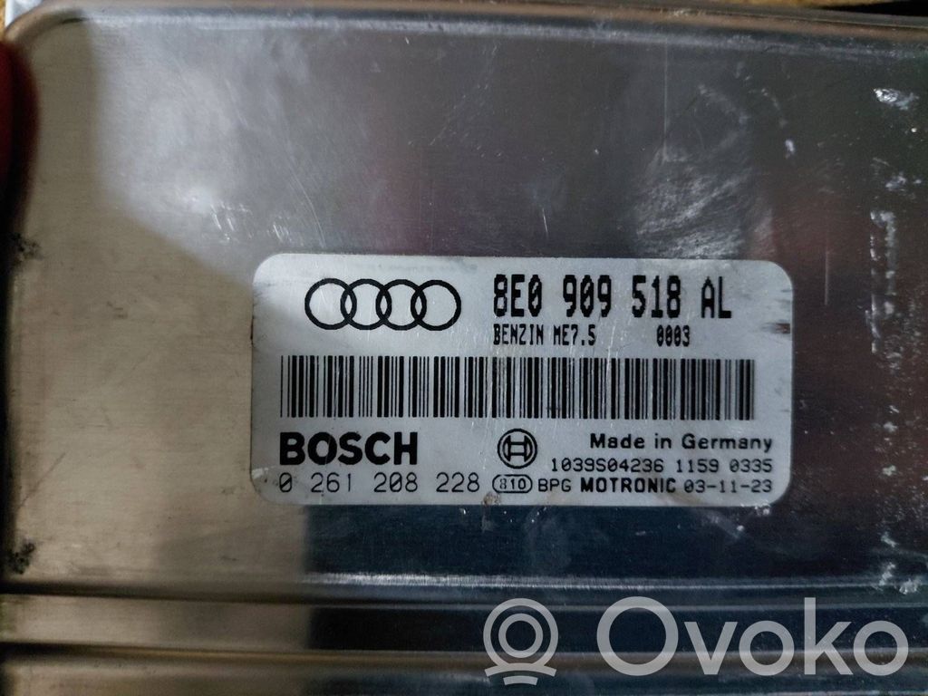 Audi A4 S4 B6 8E 8H Engine control unit/module 