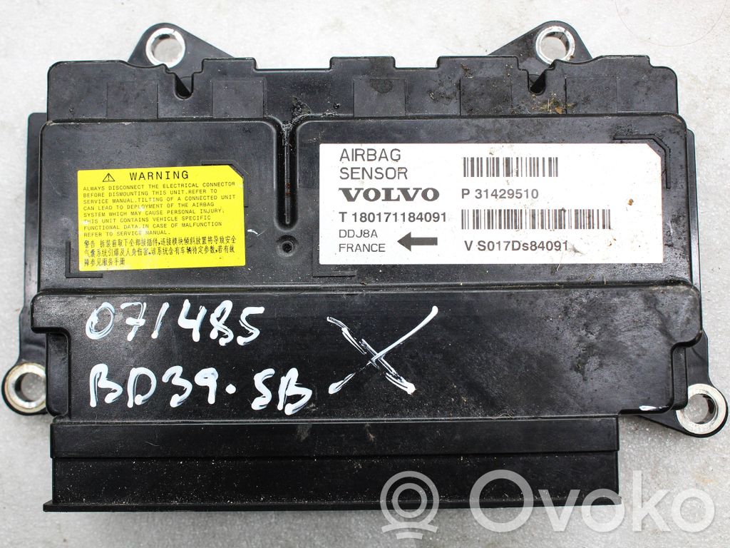 Volvo V40 Airbag control unit/module 