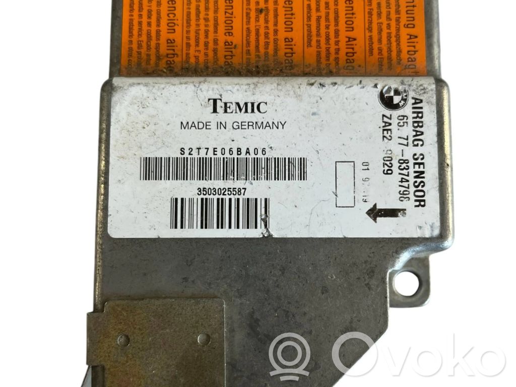 BMW 3 E36 Unidad de control/módulo del Airbag 