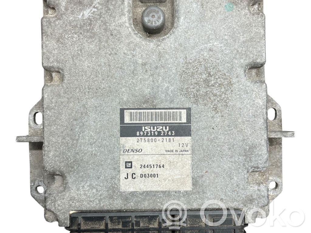 Opel Vectra C Engine control unit/module 