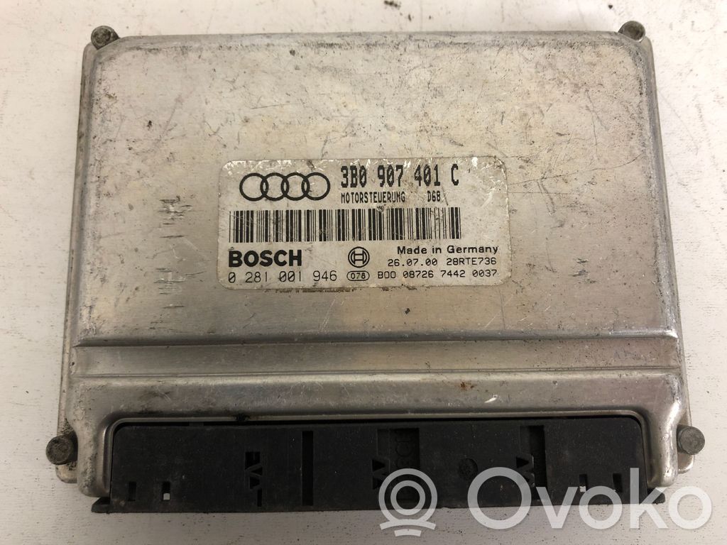 Volkswagen PASSAT B5 Engine control unit/module 