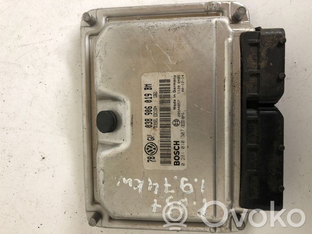 Engine control unit/module   038906019BM,0281010307