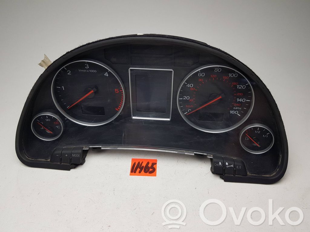 Audi A4 S4 B6 8E 8H Licznik / Prędkościomierz 