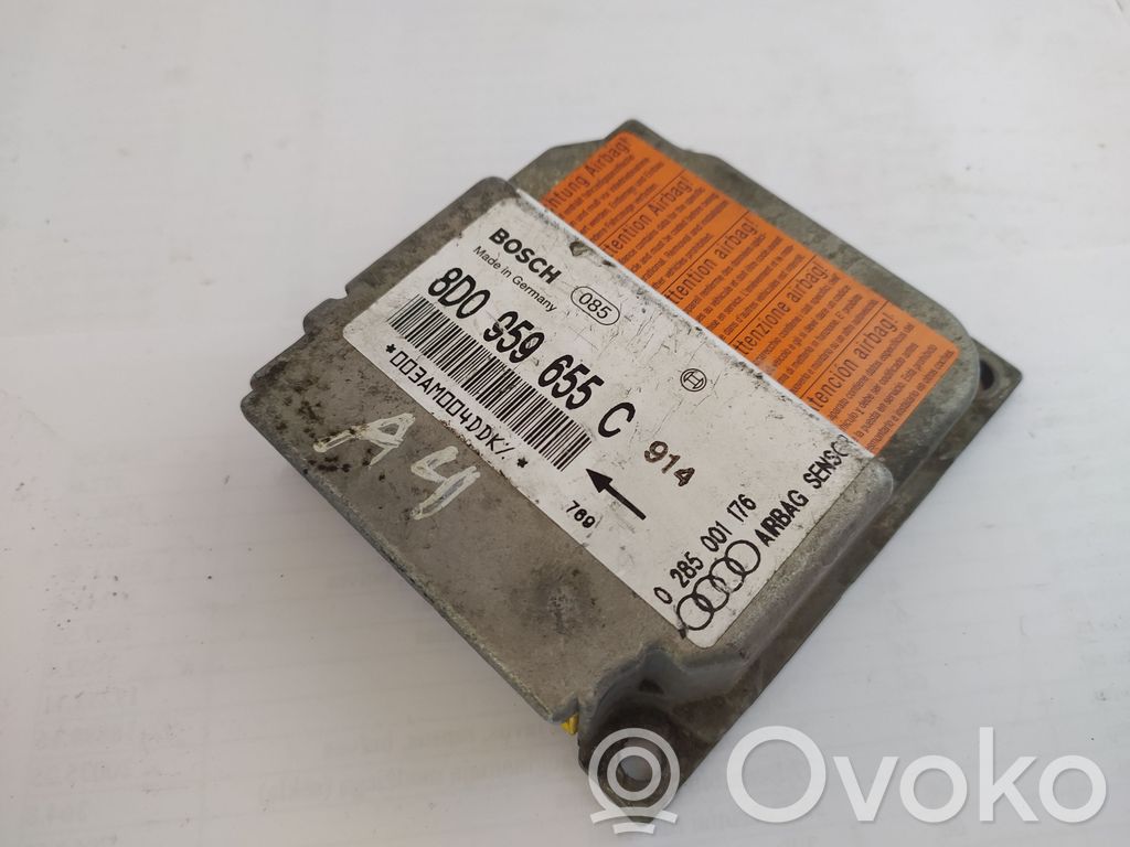 Airbag control unit/module   8D0959655C,0285001176
