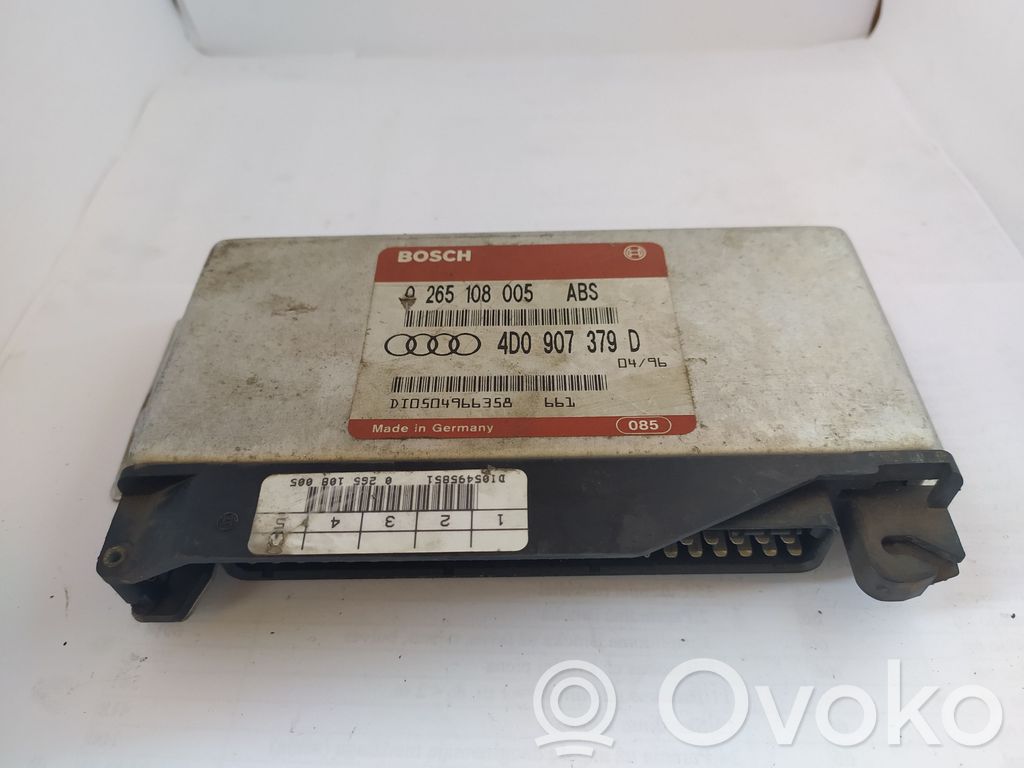 ABS control unit/module   4D0907379D,0265108005