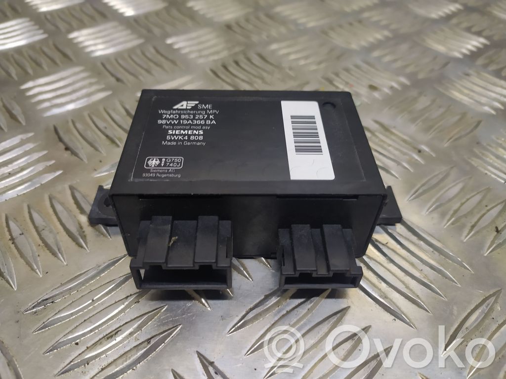 Peugeot 607 Imobilaizera vadības bloks 